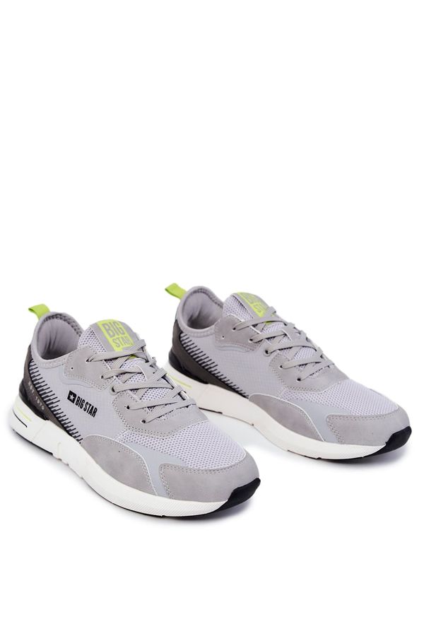 BIG STAR SHOES Men's Sports Shoes with Memory Foam Big Star - gray