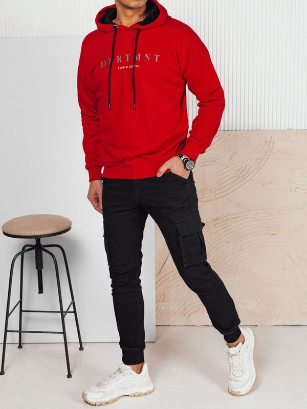DStreet Men's sweatshirt with red print Dstreet