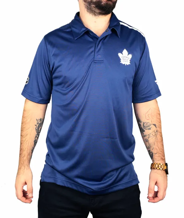 Fanatics Men's T-Shirt Fanatics Rinkside Synthetic Polo NHL Toronto Maple Leafs, S