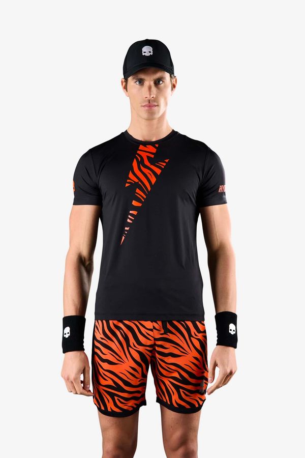 Hydrogen Men's T-shirt Hydrogen Tiger Tech Tee Black/Orange Tiger XL