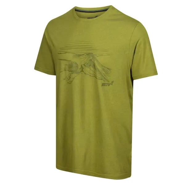 Inov-8 Men's T-shirt Inov-8 Graphic "Helvellyn" Green