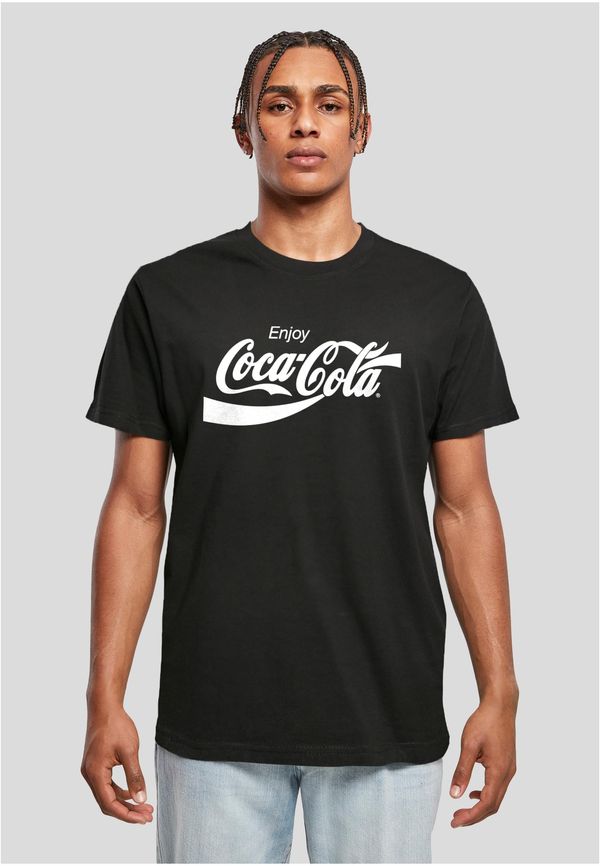 Merchcode Men's T-shirt with Coca Cola logo black