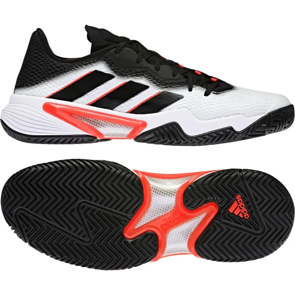 Adidas Men's Tennis Shoes adidas Barricade M White/Black EUR 42