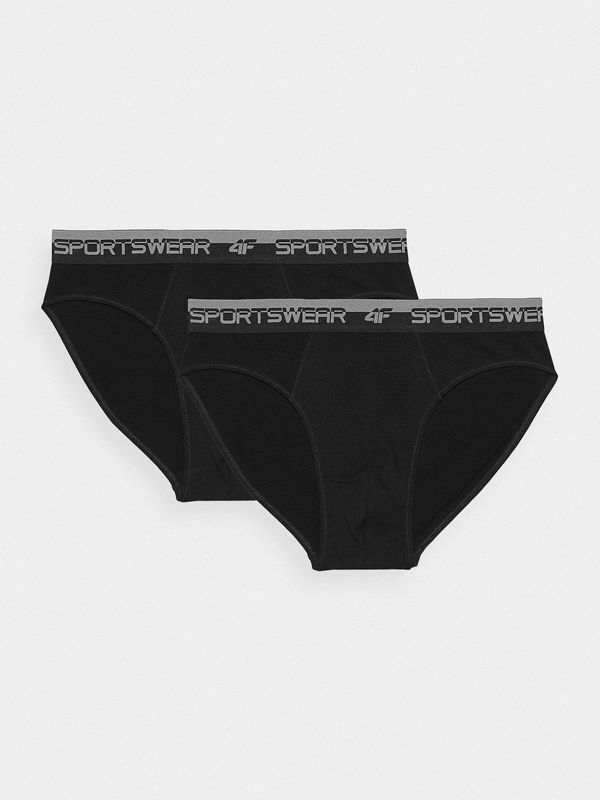 4F Men's Underwear Briefs 4F (2-pack) - Black