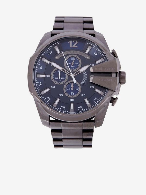Diesel Men's watch with stainless steel strap in silver color Diesel