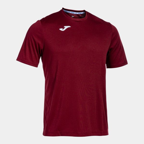 Joma Men's/Boys' T-Shirt Joma T-Shirt Combi S/S Burgundy