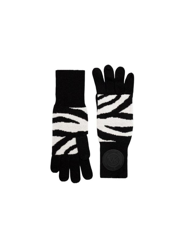 Michael Kors Michael Kors Gloves - CASH BLEND ZEBRA GLOVES patterned