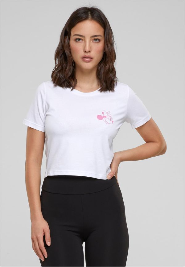 Merchcode Minnie Mouse Wink women's T-shirt white