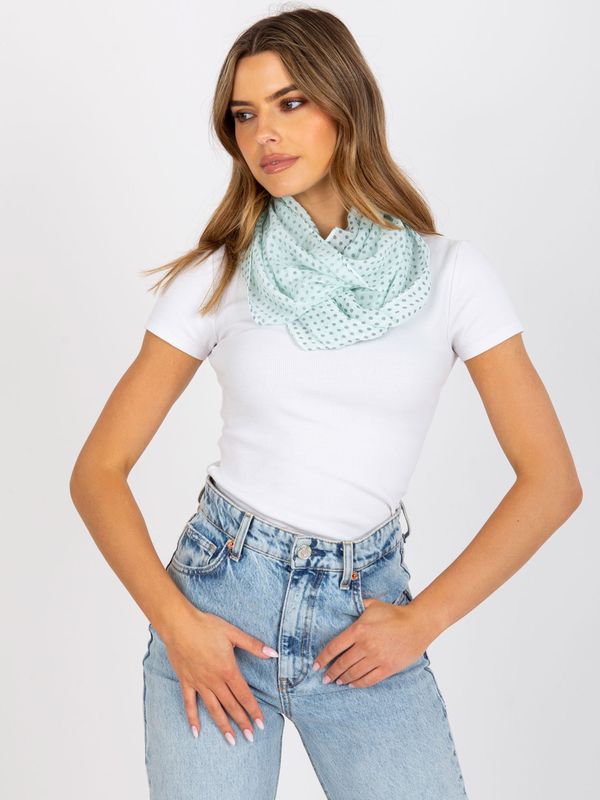 Fashionhunters Mint scarf made of viscose
