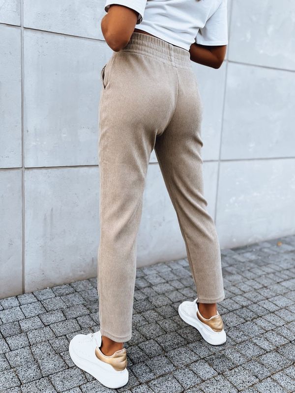DStreet MOONLIGHT women's sweatpants beige Dstreet
