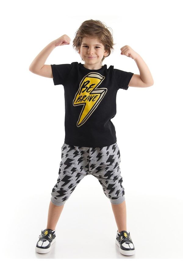 mshb&g mshb&g Be Brave Boy's T-shirt Capri Shorts Set