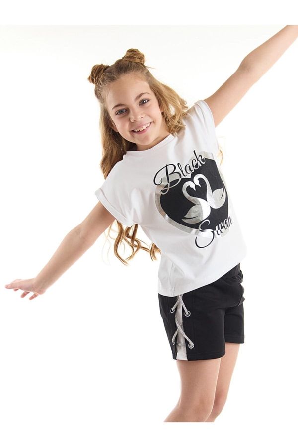mshb&g mshb&g Black Swan Girl T-shirt Shorts Set