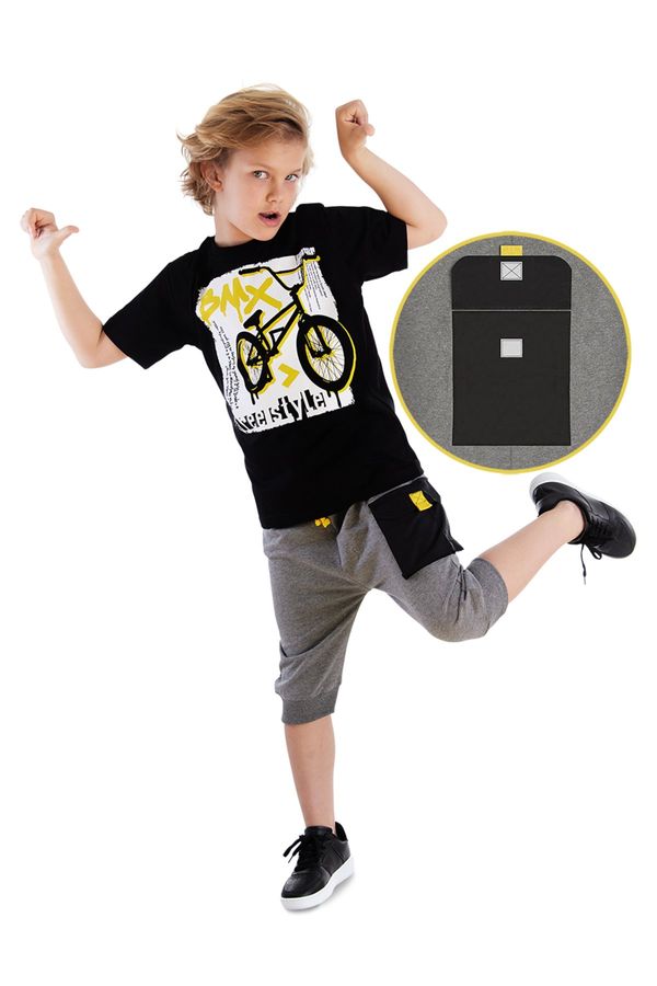 mshb&g mshb&g Boy Cycling T-shirt Capri Shorts Set