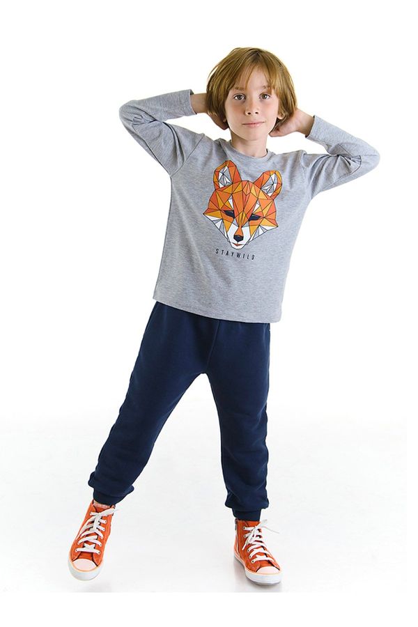 mshb&g mshb&g Geometric Fox Boy T-shirt Pants Suit