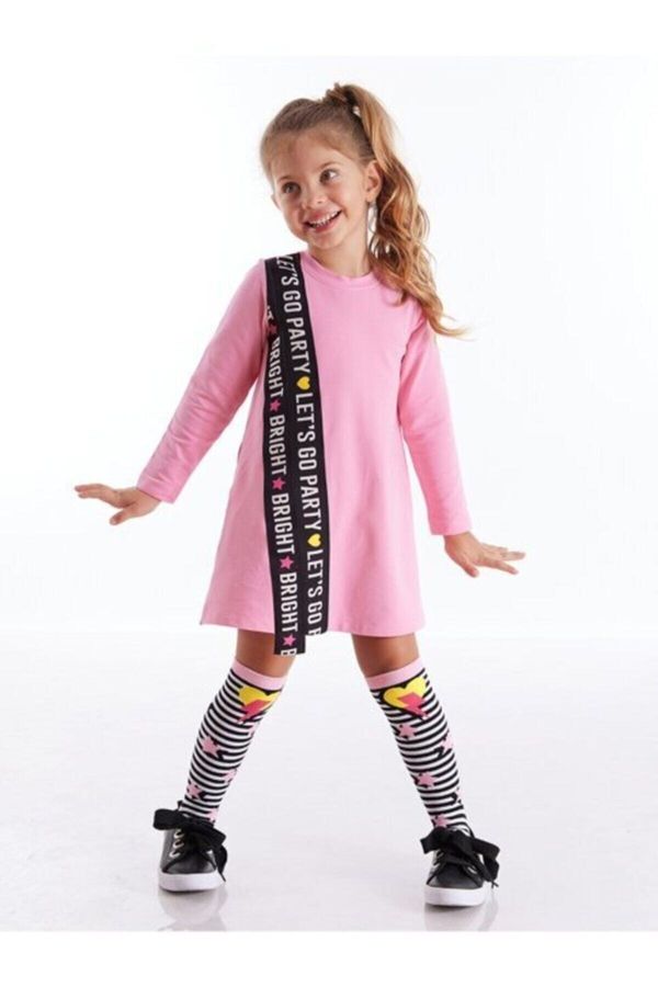mshb&g mshb&g Girls' Lets Go Dress + Knee High Socks