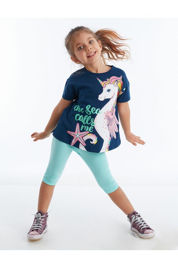 mshb&g mshb&g Seahorse Unicorn Girls Kids Tunic Leggings Suit