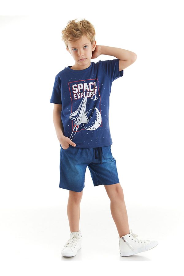 mshb&g mshb&g Space Boys T-shirt Denim Shorts Set