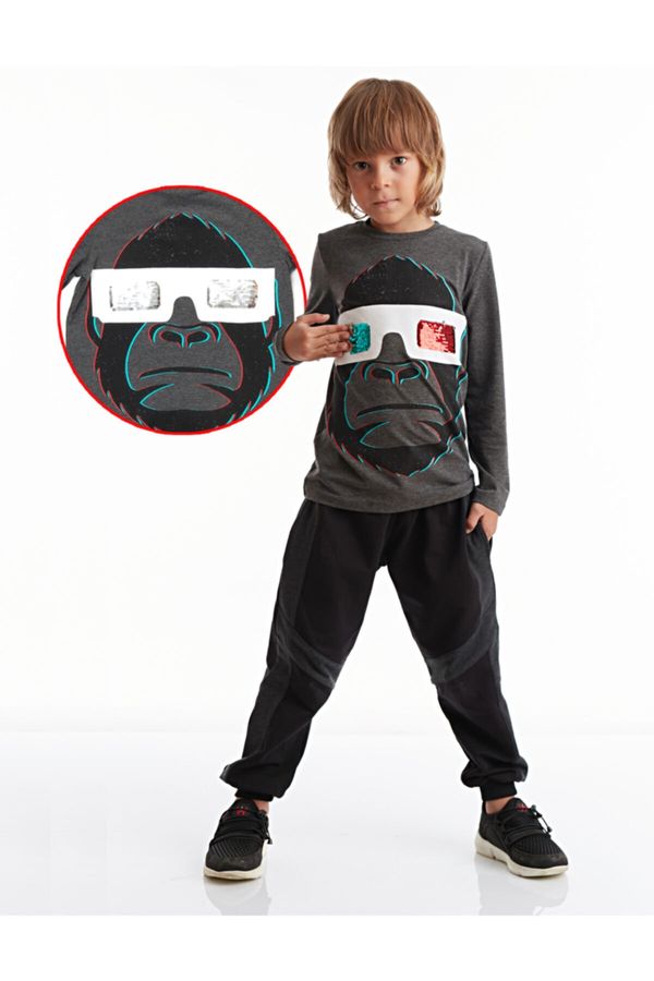 mshb&g mshb&g Spectacled Gorilla Boy's T-shirt Trousers Set