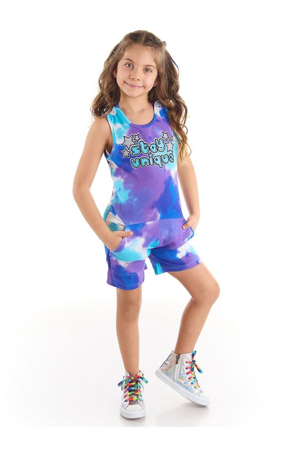mshb&g mshb&g Stay Tie-Dyeing Patterned Girl's Overalls
