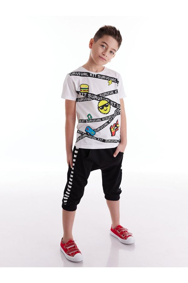 mshb&g mshb&g Survival Boy's T-shirt Capri Shorts Set