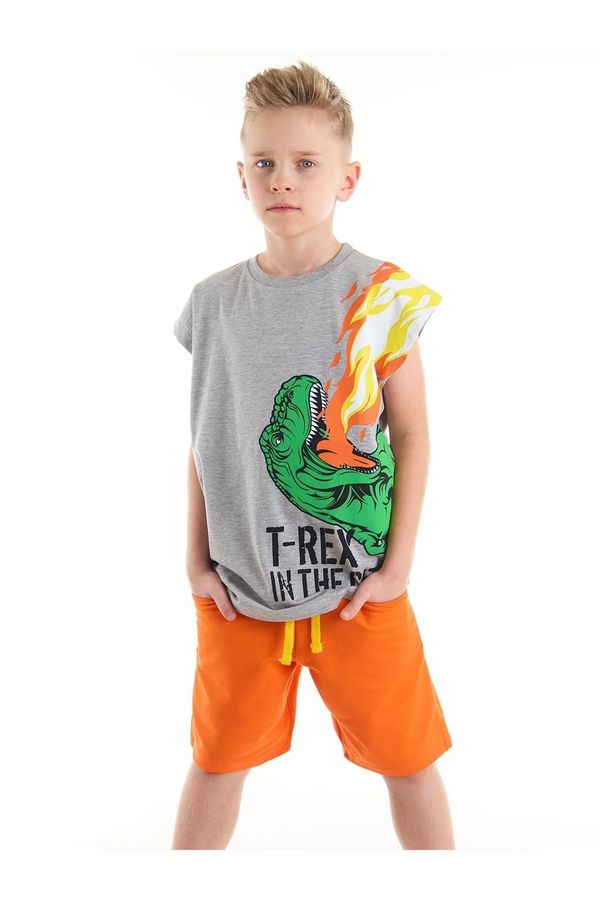mshb&g mshb&g T-rex Flame Boy T-shirt Shorts Set