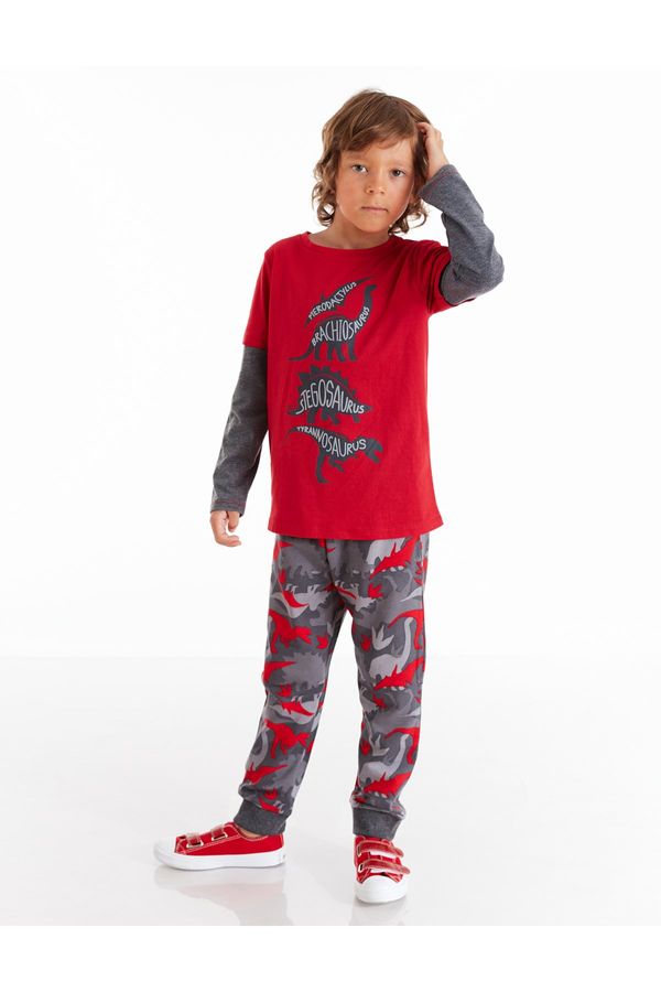 mshb&g Mushi Dino Gang Boy T-shirt Trousers Set