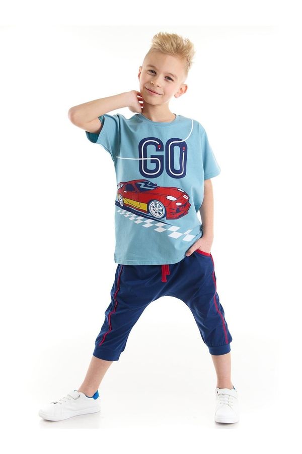 mshb&g Mushi Go Car Boy T-shirt Capri Shorts Set
