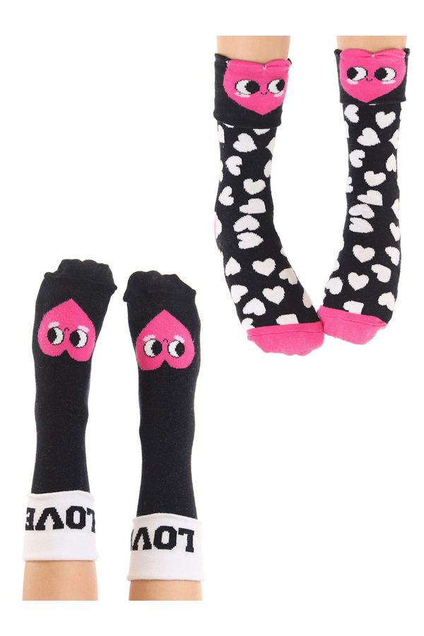 Mushi Mushi Love Girl's 2-Piece Socks Set