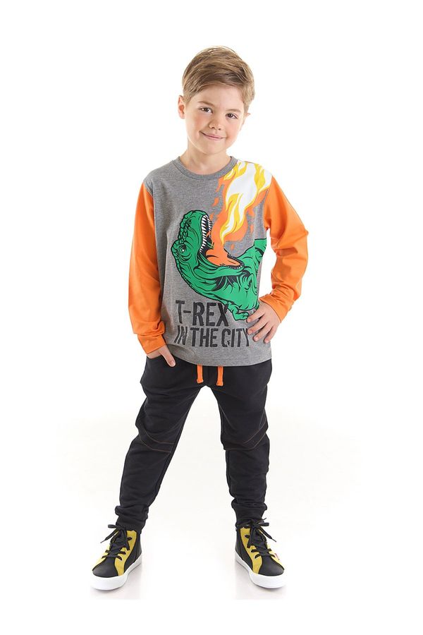 mshb&g Mushi T-rex Dinosaur Boy's T-shirt Trousers Set
