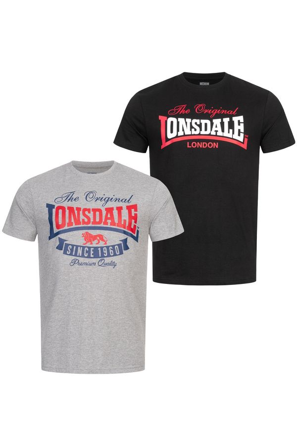 Lonsdale Muška majica Lonsdale Double Pack