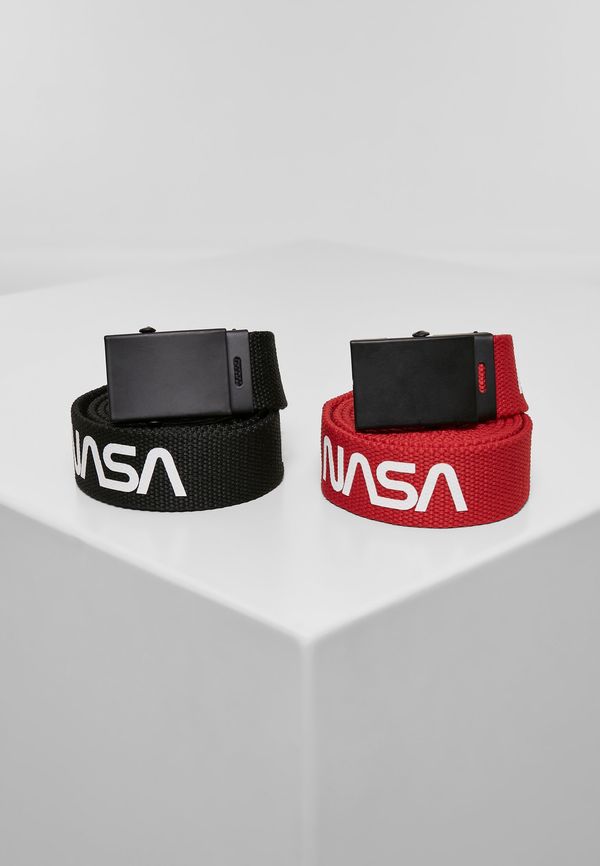 MT Accessoires NASA Belt 2-Pack Extra Long Black/Red