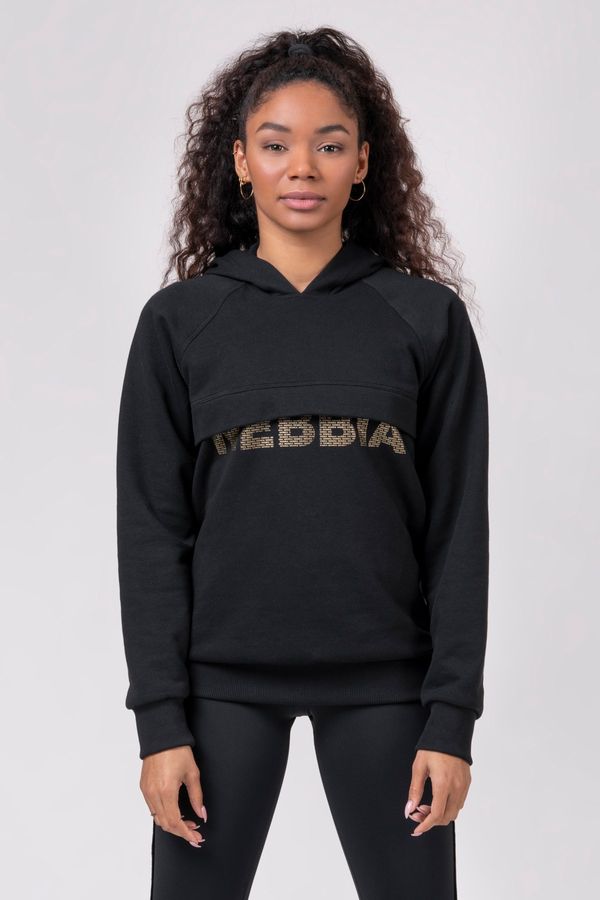 NEBBIA Nebbia Intense Long Sweatshirt Focus 825 Black S