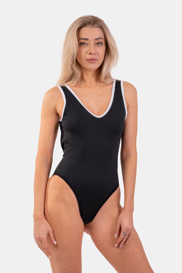 NEBBIA Nebbia One-piece Swimsuit Black French Style 460 Black M