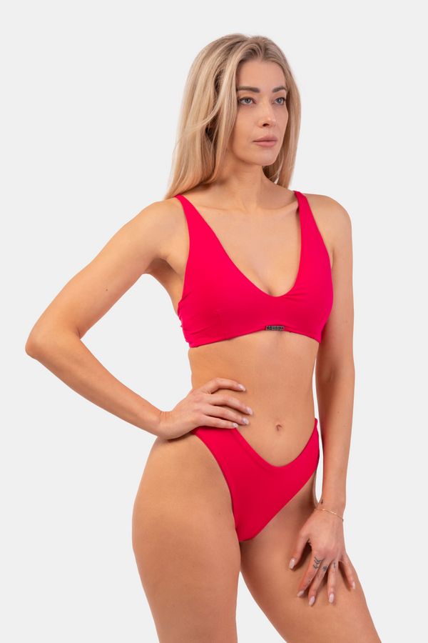 NEBBIA Nebbia Triangle Bralette Bikini Top with padding 457 Pink S