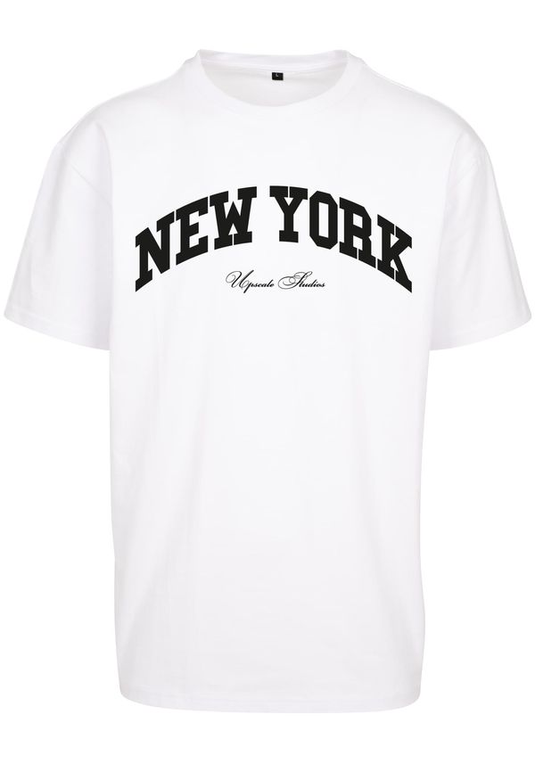 MT Upscale New York College Oversize T-Shirt in White