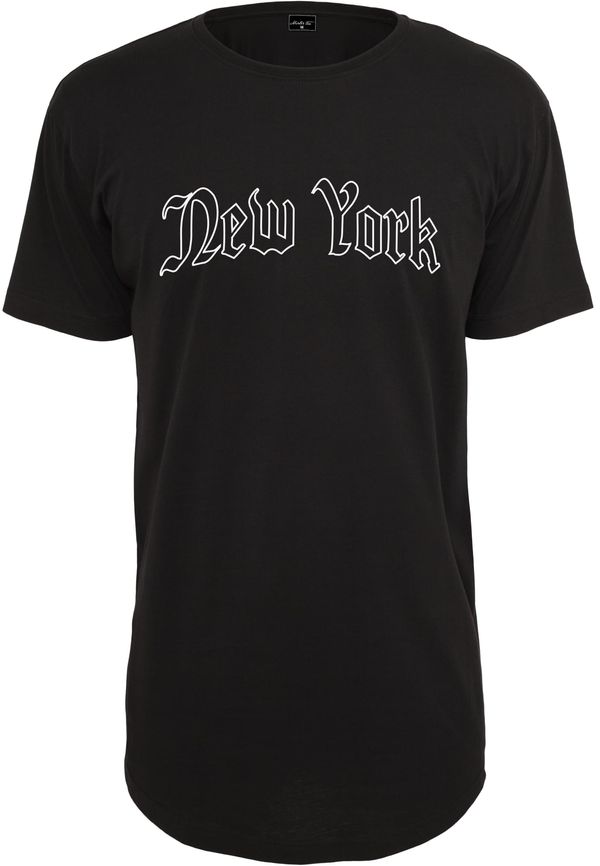 MT Men New York Wording T-Shirt Black