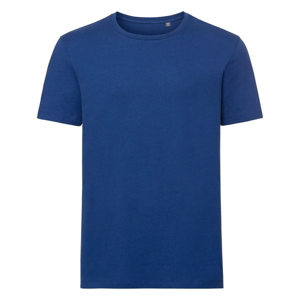 RUSSELL Niebieska koszulka męska Pure Organic Russell