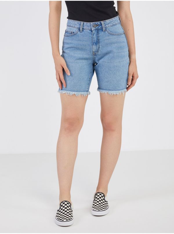 Noisy May Noisy May Smiley Blue Denim Shorts - Women