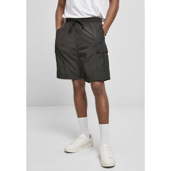 Urban Classics Nylon Cargo Shorts Black