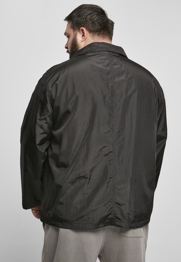 UC Men Nylon crepe jacket with double pocket black
