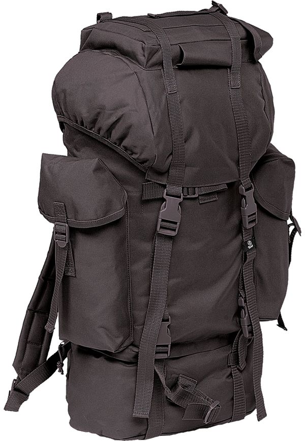 Brandit Nylon Military Backpack in Black