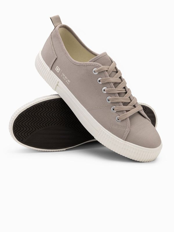 Ombre Ombre BASIC men's classic low sneakers - ash