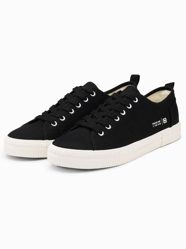 Ombre Ombre Classic low men's BASIC sneakers - black