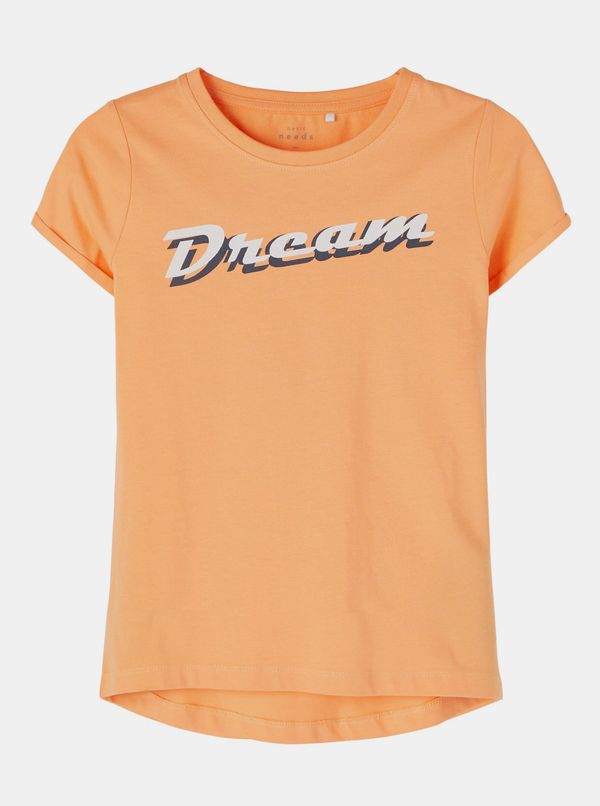 name it Orange girly T-shirt with print name it Vix - unisex