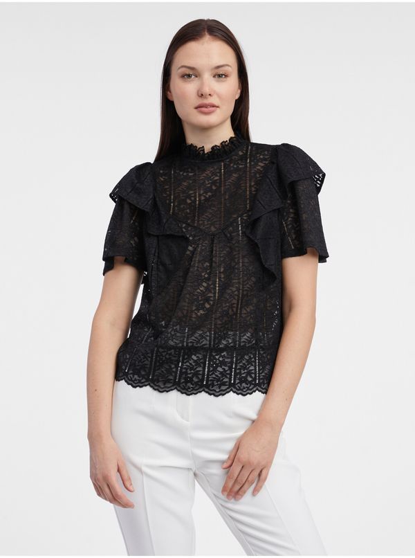 Orsay Orsay Black Ladies Lace Blouse - Women