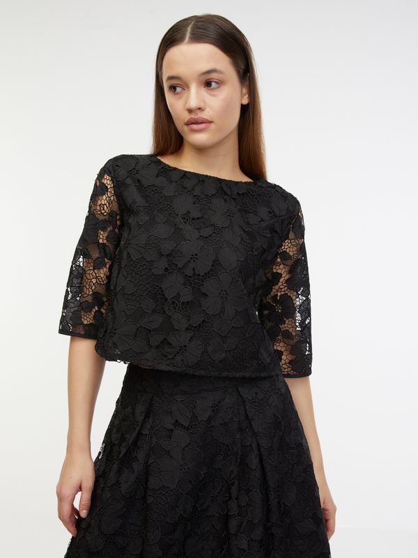 Orsay Orsay Black Ladies Lace Blouse - Women
