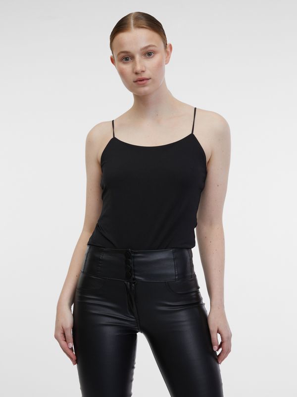 Orsay Orsay Black Leatherette Pants - Ladies