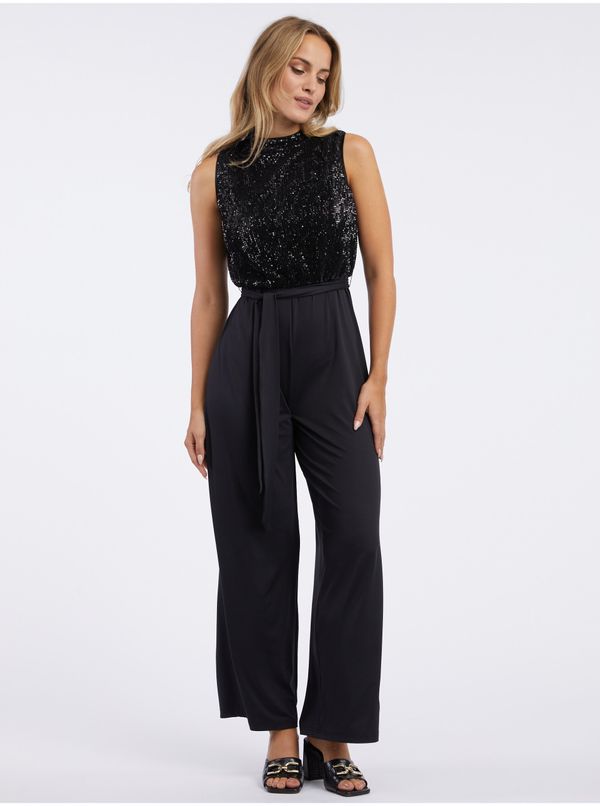 Orsay Orsay Black women's jumpsuit with sequins - Women