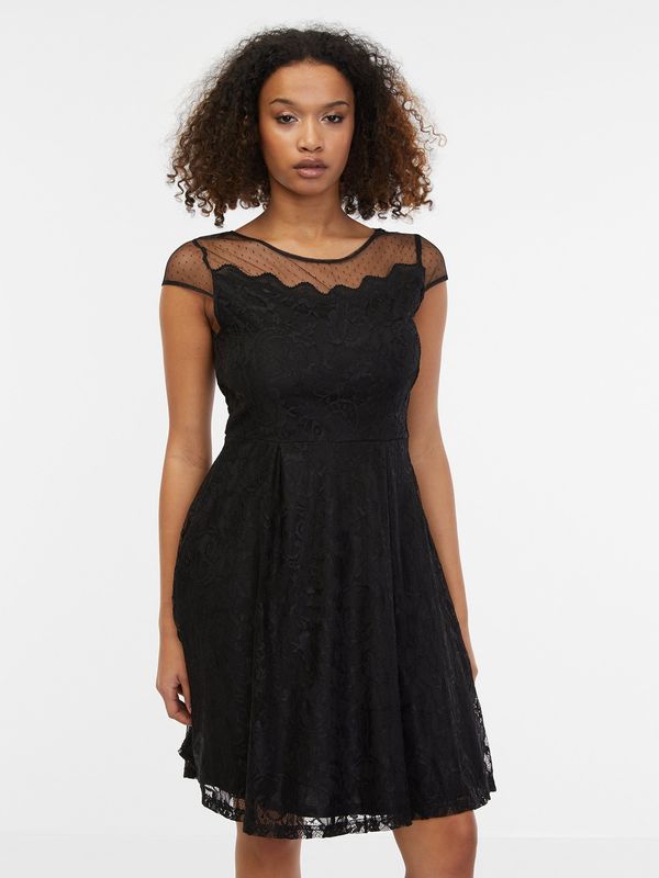 Orsay Orsay Black Women's Lace Dress - Women's