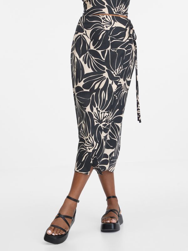 Orsay Orsay BlackLadies Patterned Skirt - Women's